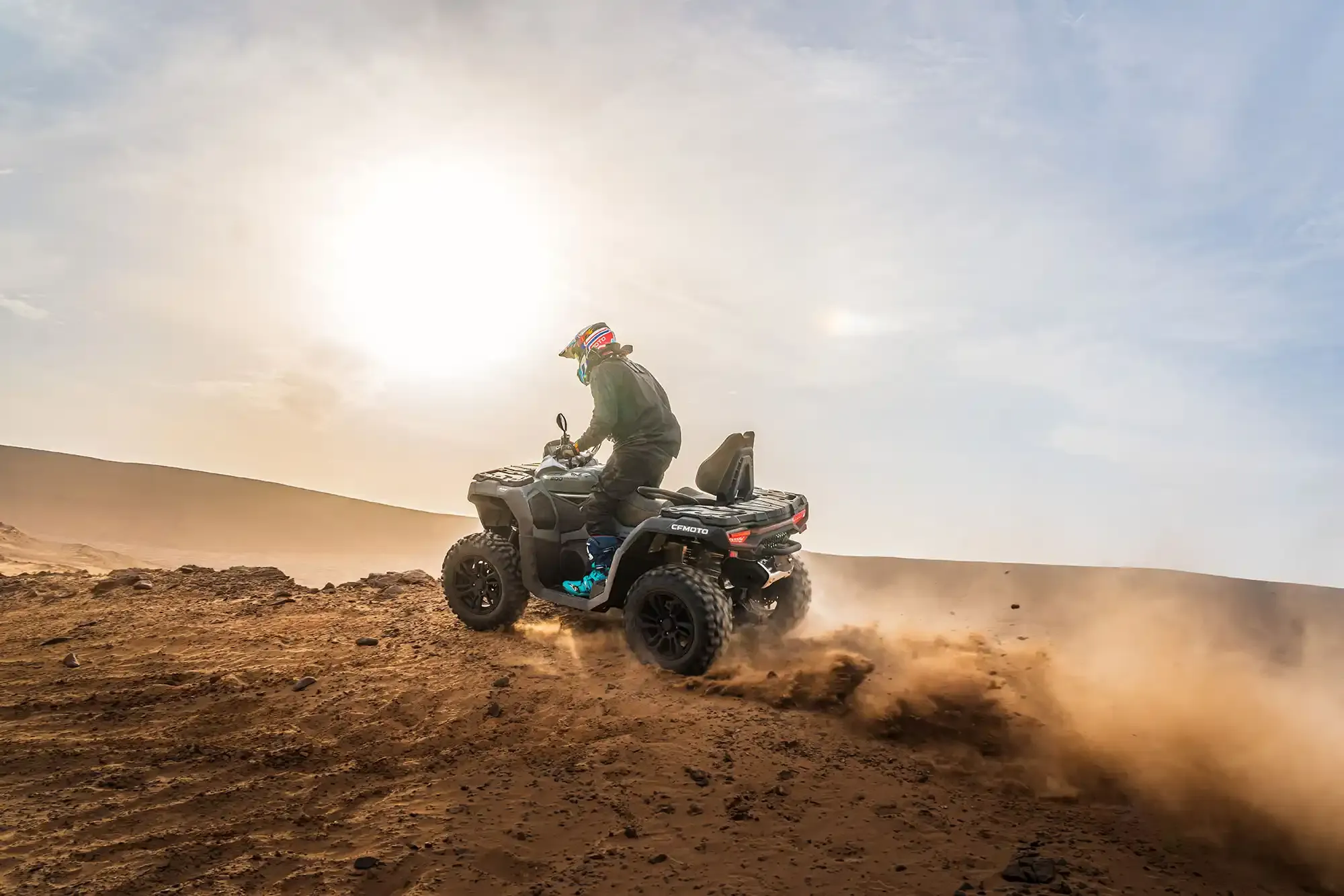 Quad CFMOTO CFORCE 850 dans les dunes